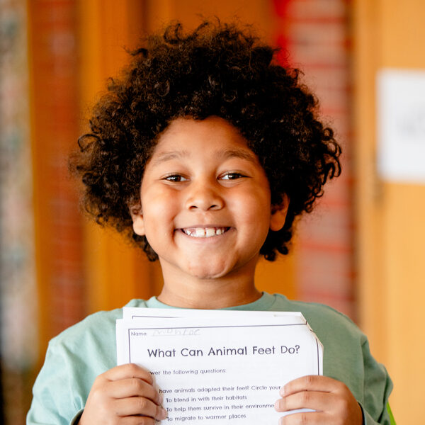 Student smiling